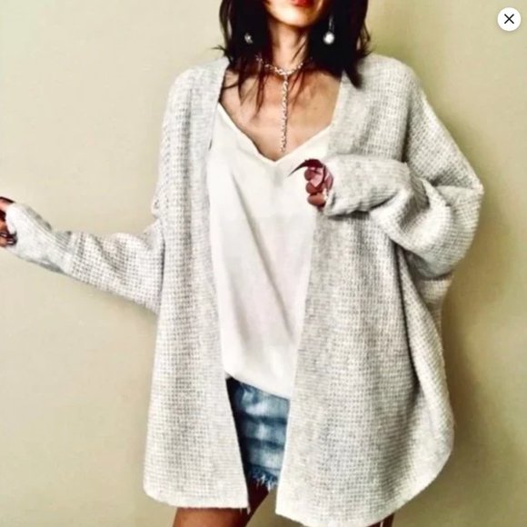 Sincerly Jules Sweaters - Sincerely Jules Cream Open Oversized Cardigan Sweater